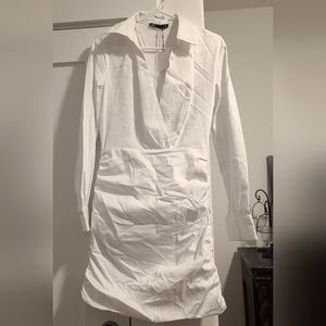 Zara white dress, brand new.